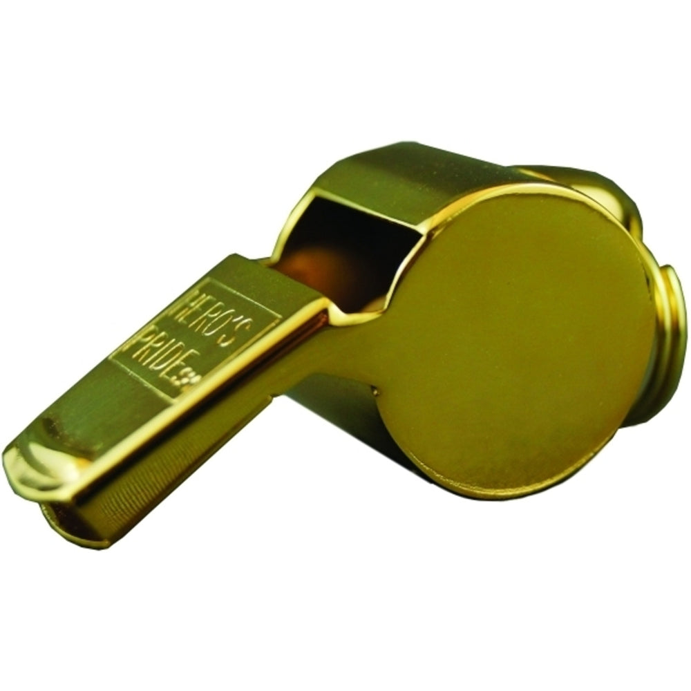 Hero's Pride 4010G Whistle - Gold Finish Image 1