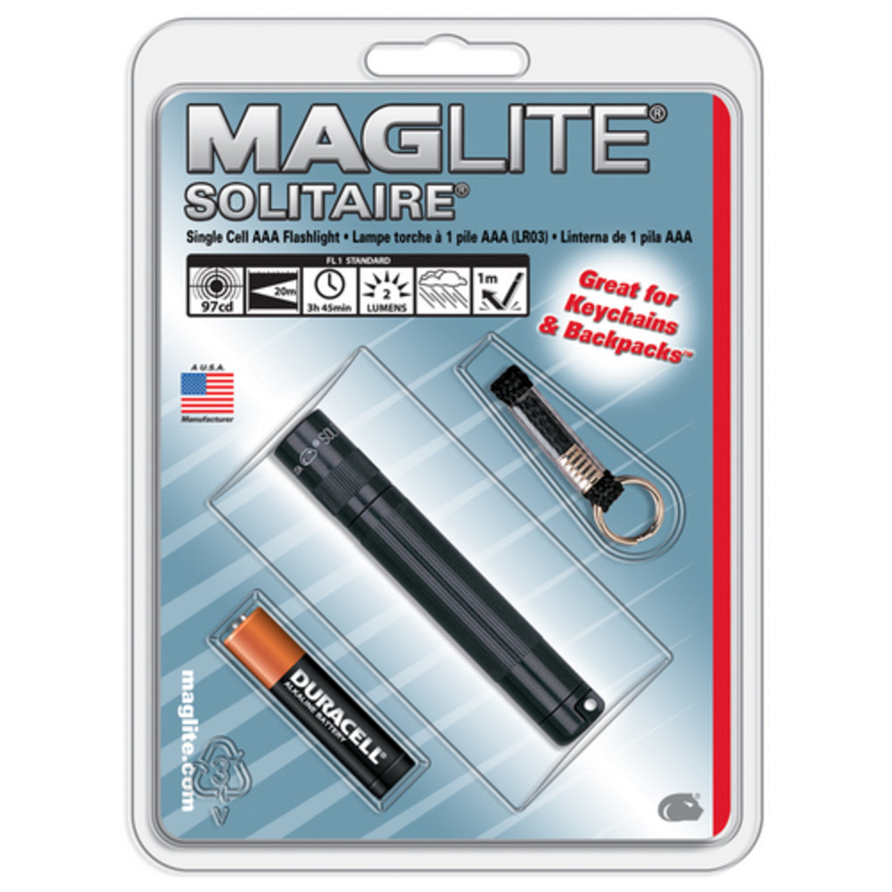 Maglite K3A036 Solitaire Aaa Red-Blister Pack Image 1