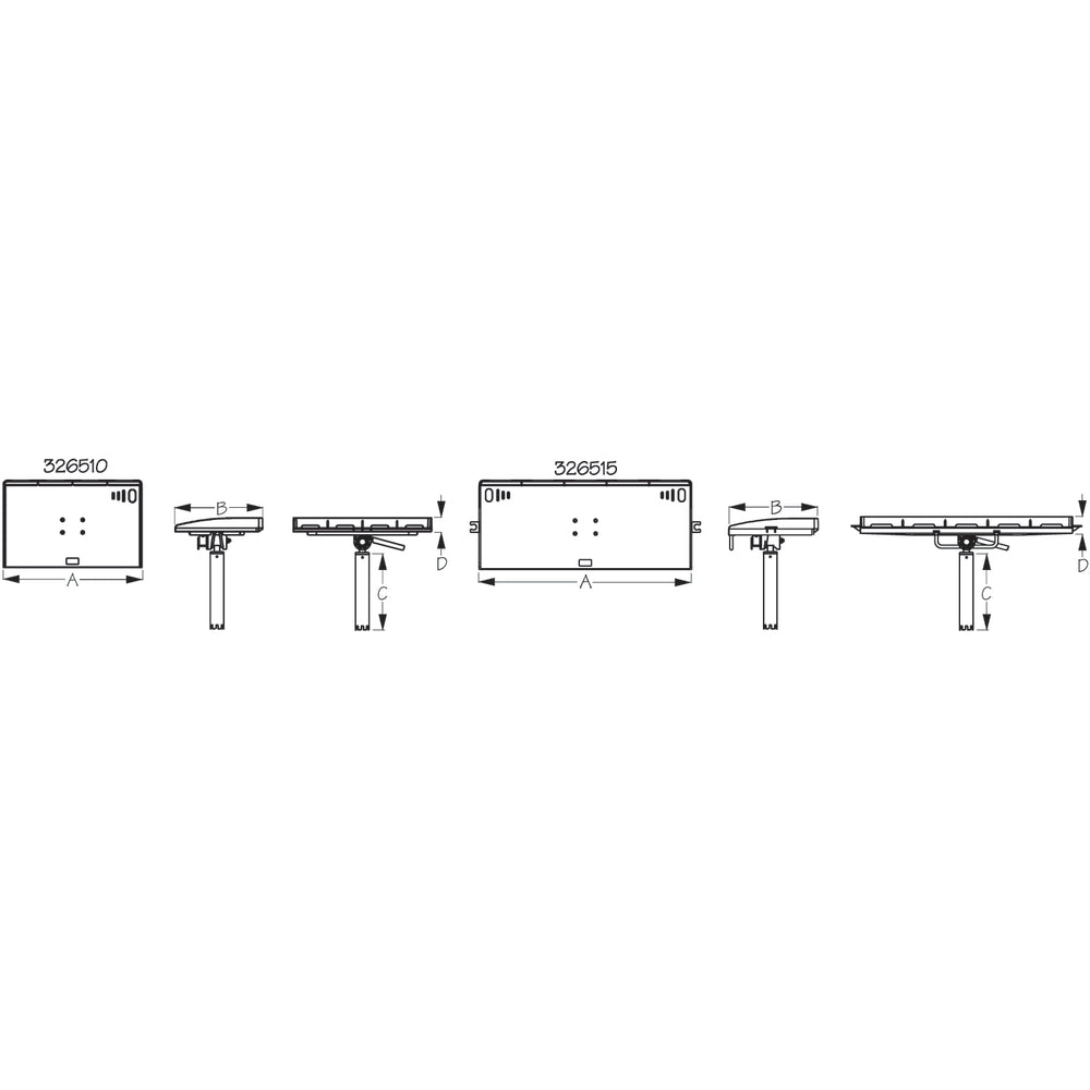 Sea-Dog 30 Rod Holder Gimbal Mount Fillet Table - 326515-3