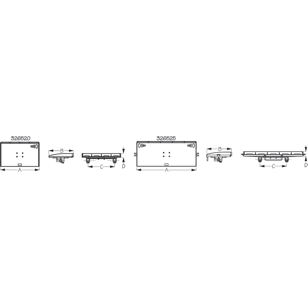 Sea-Dog 30 Round Tube Rail Mount Fillet Table - 326525-3