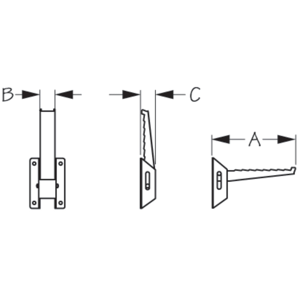 Sea-Dog 304 Stainless Steel Folding Step - 328025-1 Formed for Durability