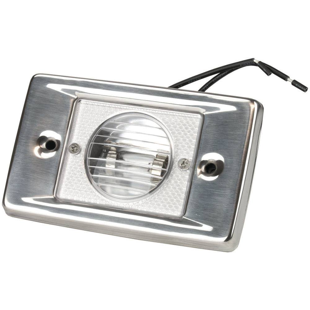 Sea-Dog 400136-1 Stainless Steel Rectangular Transom Light Image 1