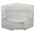 Lippert Comp 674632 Pontoon Furniture 32x32 Sq Corner White Image 1