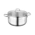 Korkmaz A1654 Perla 2.3L Stainless Steel Casserole with Lid Image 1
