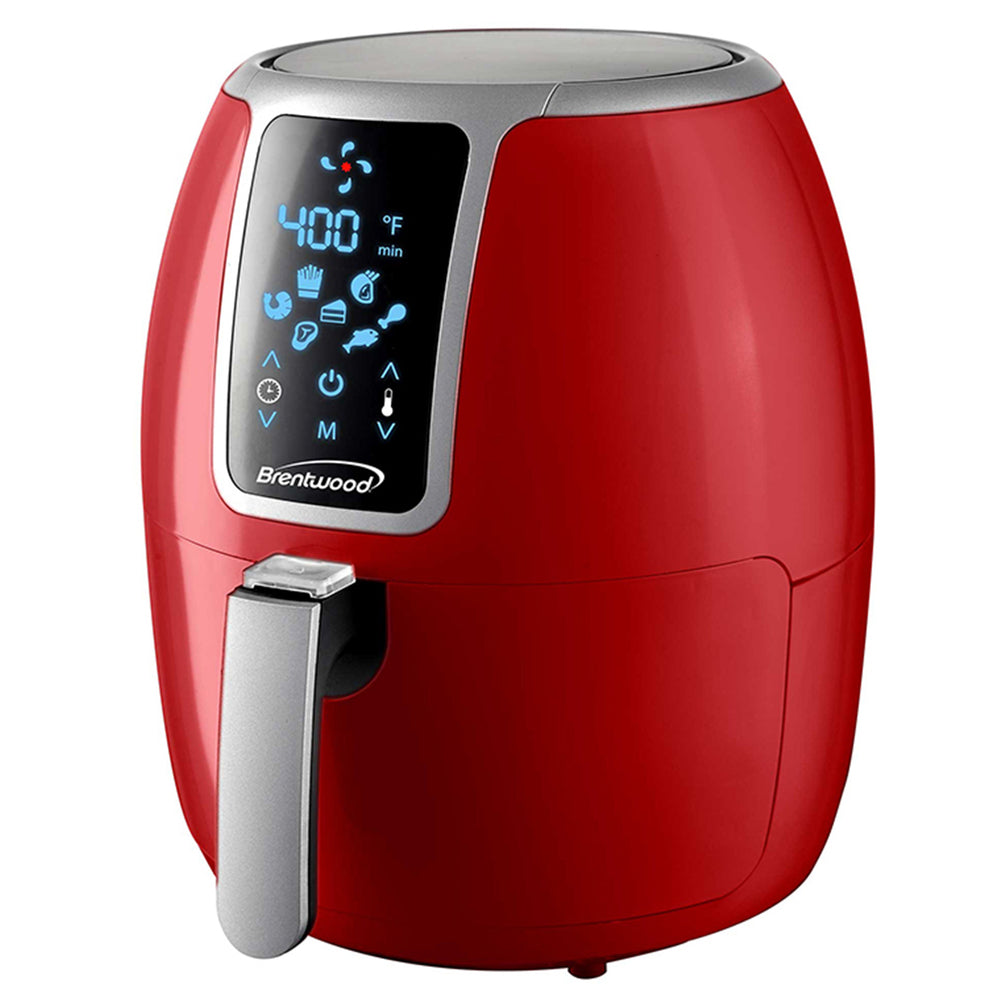Brentwood AF-400Dr Air Fryer - 1400W 4 Quart Digital Electric - Non-Stick Basket Image 1