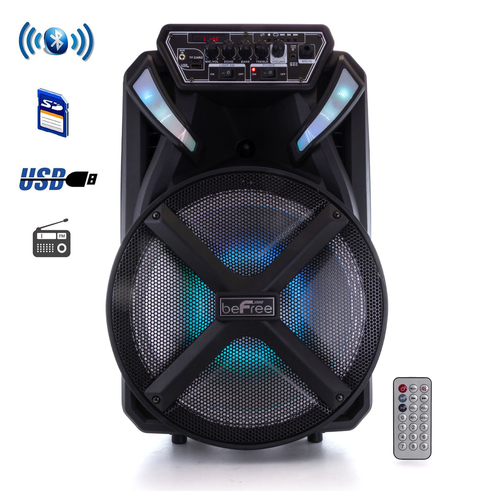 Befree Sound Bfs-2019 12 Inch Bt Portable Rechargeable Party Speaker Image 1