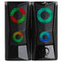 Befree Sound BFS-201 Computer Gaming Speakers RGB LED Lights Image 1