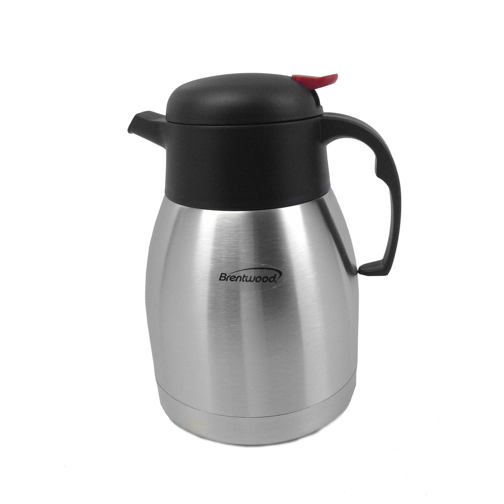 Brentwood CTS-1500 Vacuum S/S Coffee Pot 1.5L Stainless Steel Insulated  Image 1