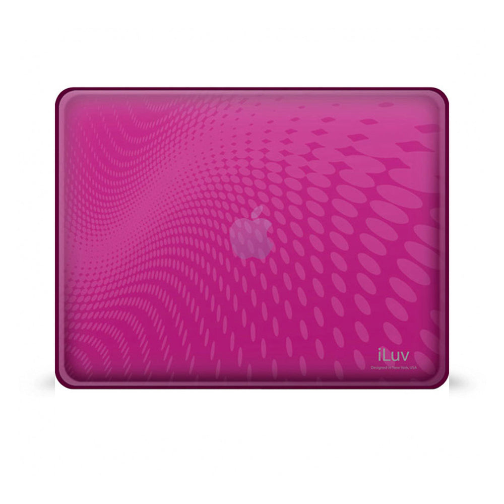 Iluv Icc802Pnk_Bulk Icc802Pnk Pink Flexi-Clear Case Dot Wave Pattern Image 1