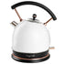 Megachef Mg-Ktl1950W 1.8 Liter Half Circle Electric Tea Kettle In White Image 1