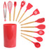 Megachef Mgsp-570 Silicone and Wood Cooking Utensils Set of 12 Image 1