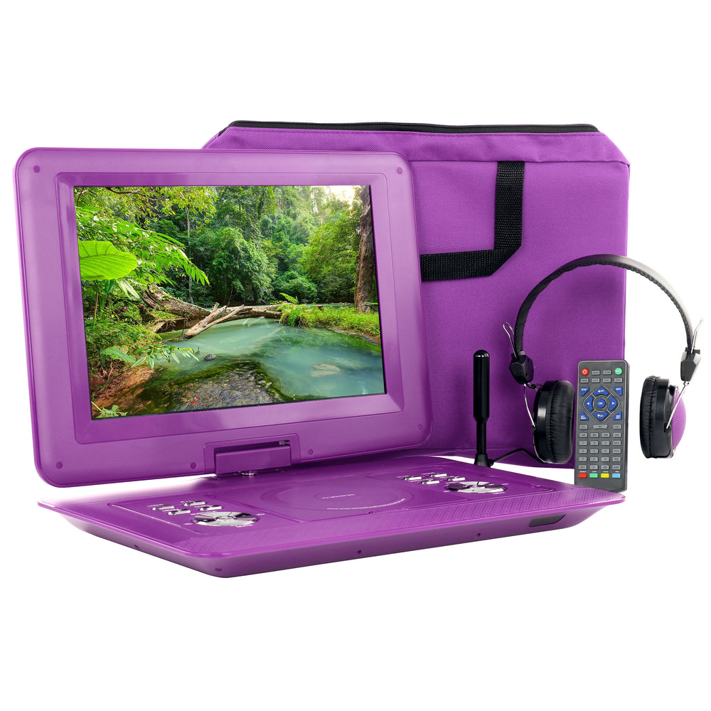 Trexonic Tr-D141Pur 14.1 Inch Portable Dvd Player Swivel Tft-Lcd Screen And Usb Image 1