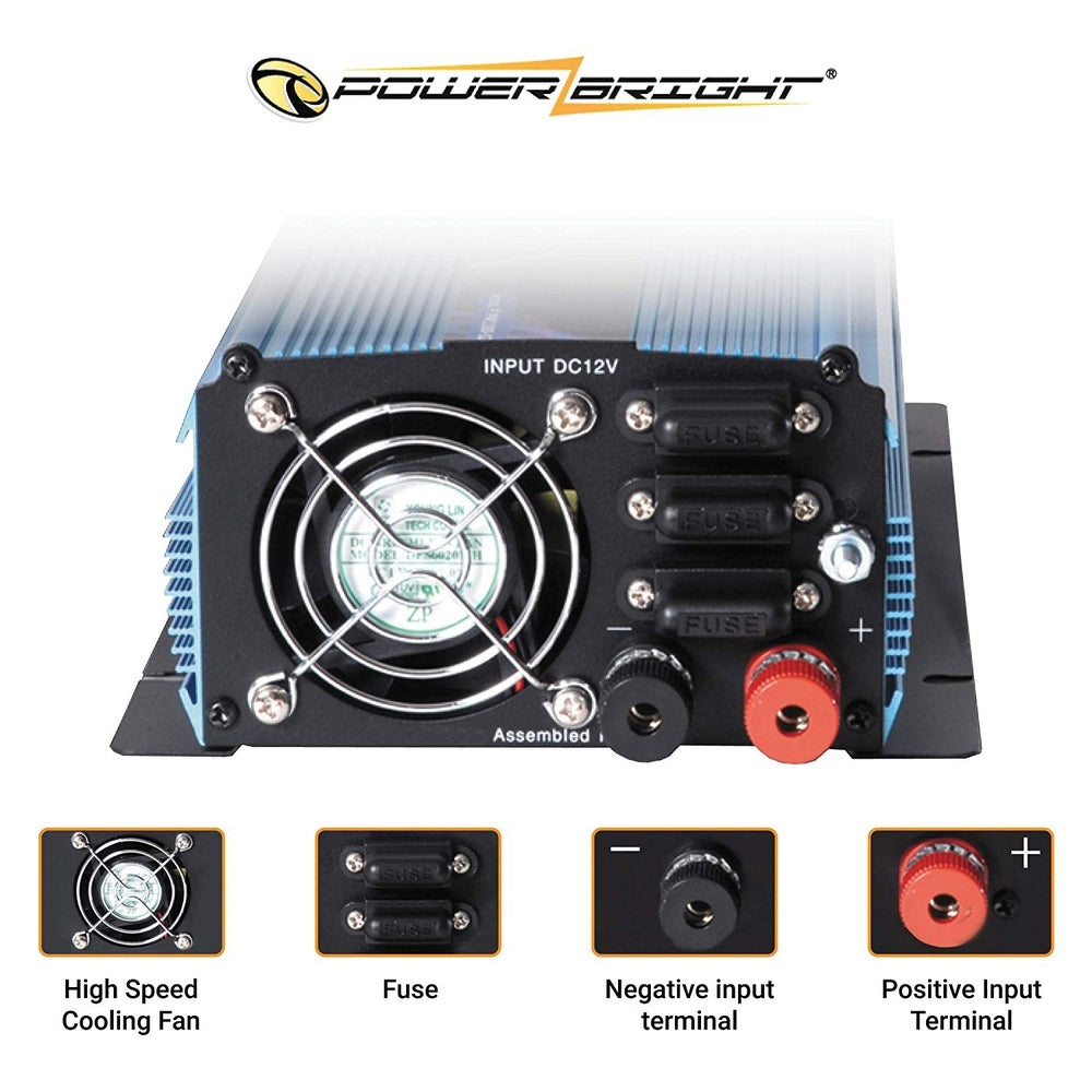 Powerbright Pw400-12 12V 400W Sinewave Invrtr Image 1