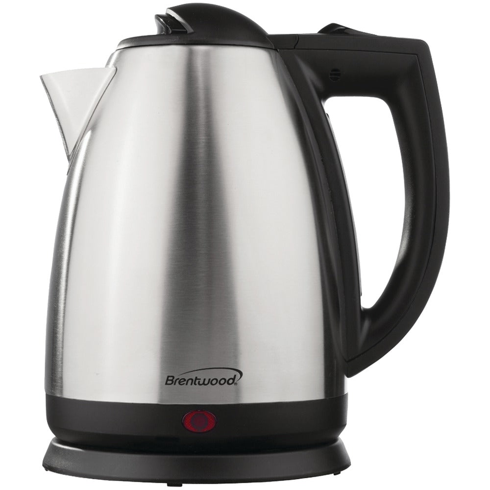 Brentwood KT-1800 Electric Cordless Tea Kettle 2.0 L Stainless Steel Image 1