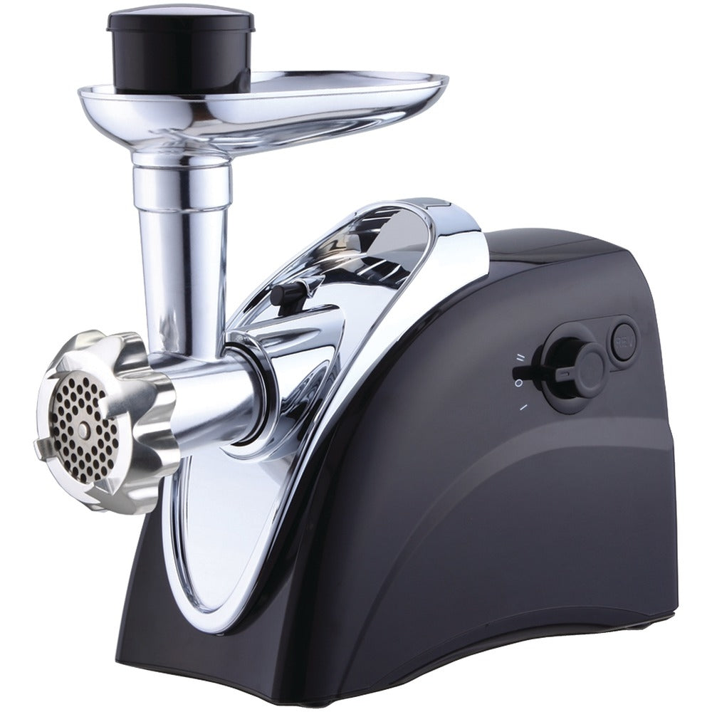 Brentwood MG-400BK Meat Grinder 400W Black Stainless Steel Blades Image 1