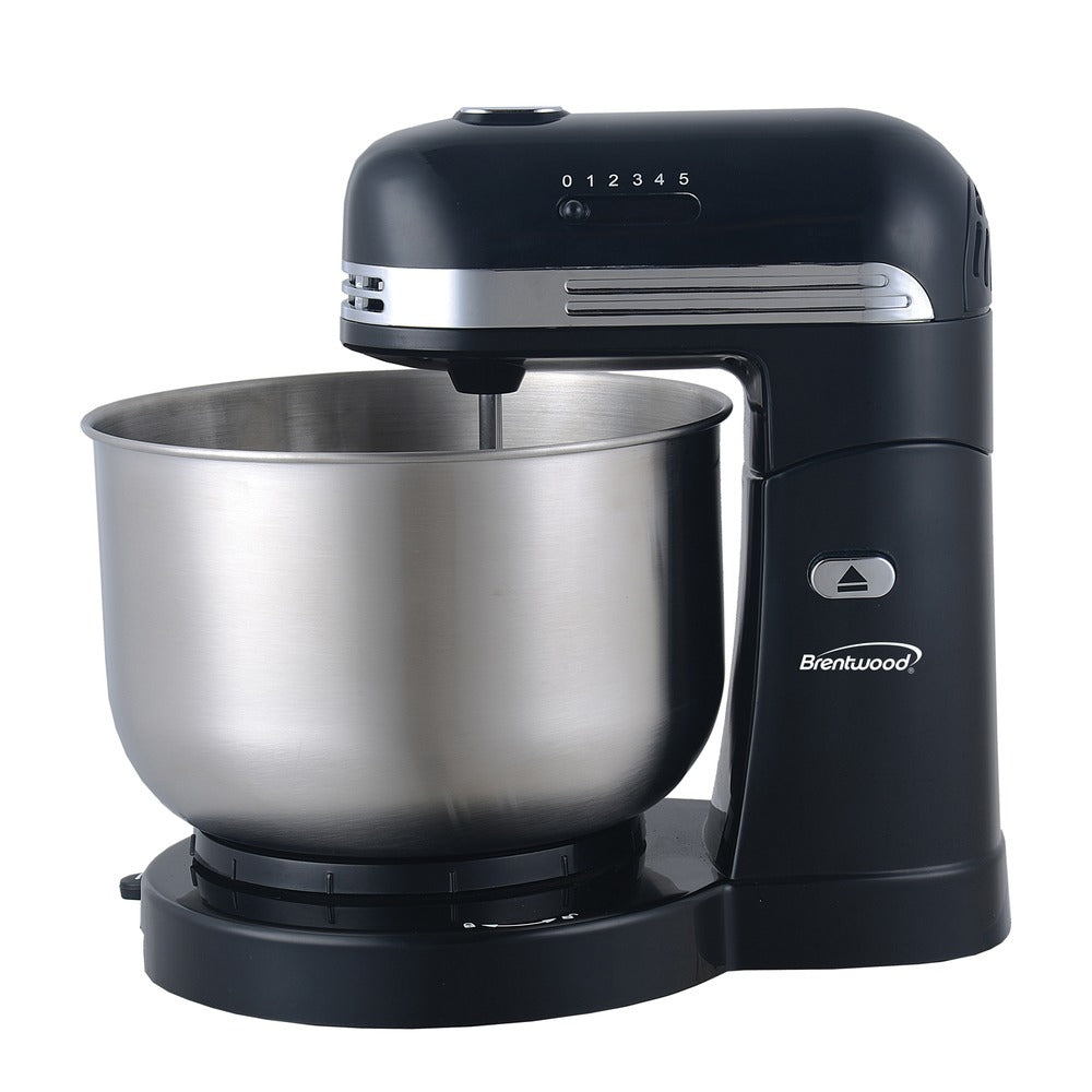 Brentwood SM-1162BK Stand Mixer 3.5 Quart Stainless Steel Bowl