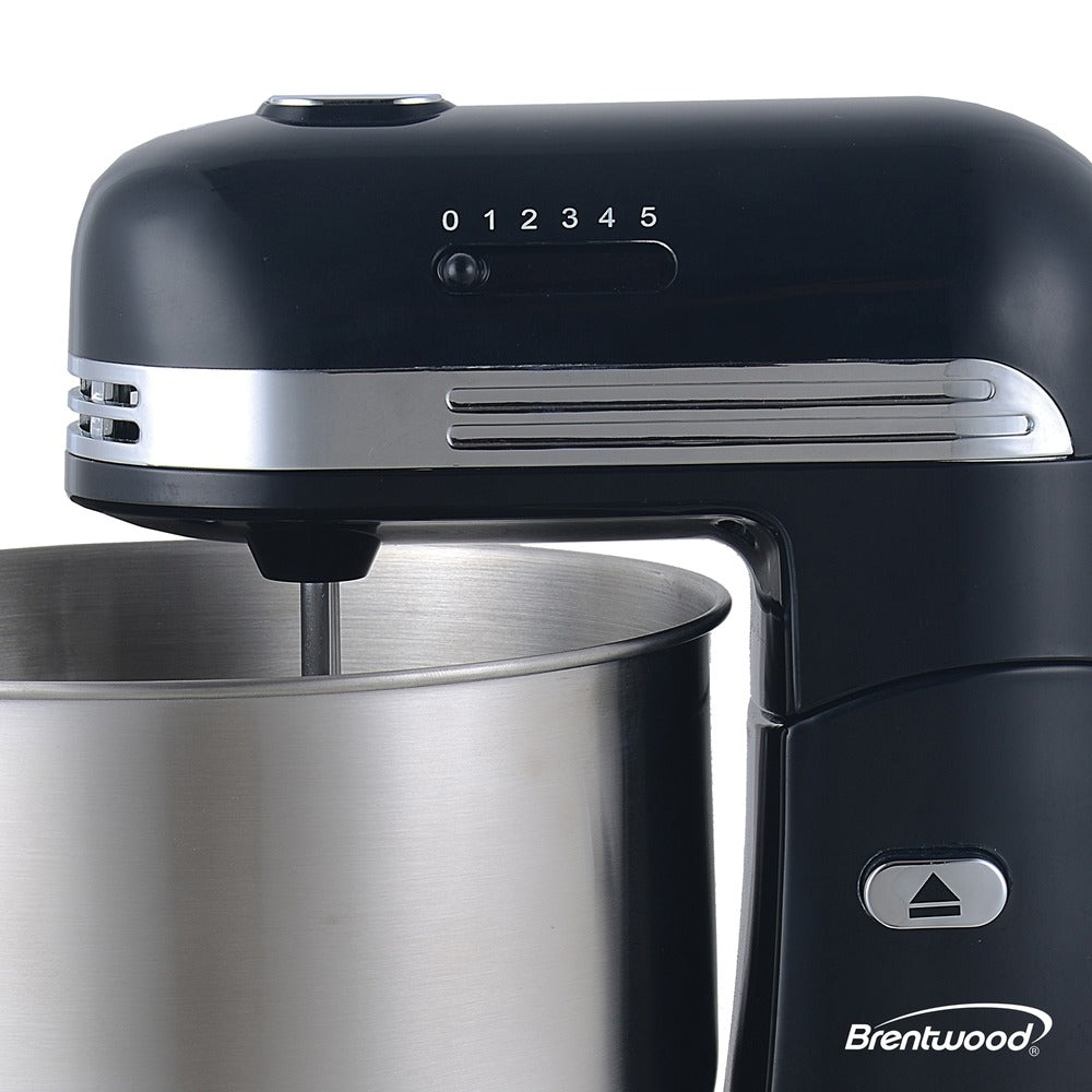 Brentwood SM-1162BK Stand Mixer 3.5 Quart Stainless Steel Bowl