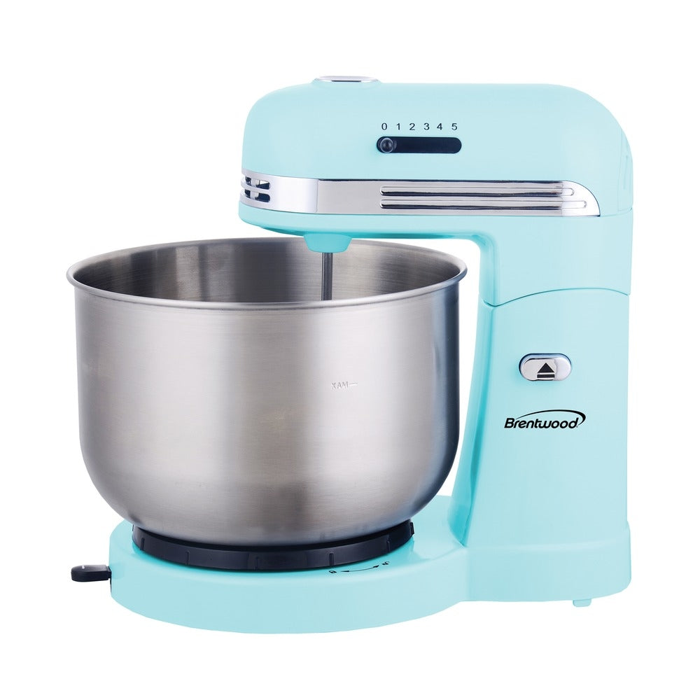 Brentwood SM-1162BL Stand Mixer 3.5 Quart Stainless Steel Mixing Bowl