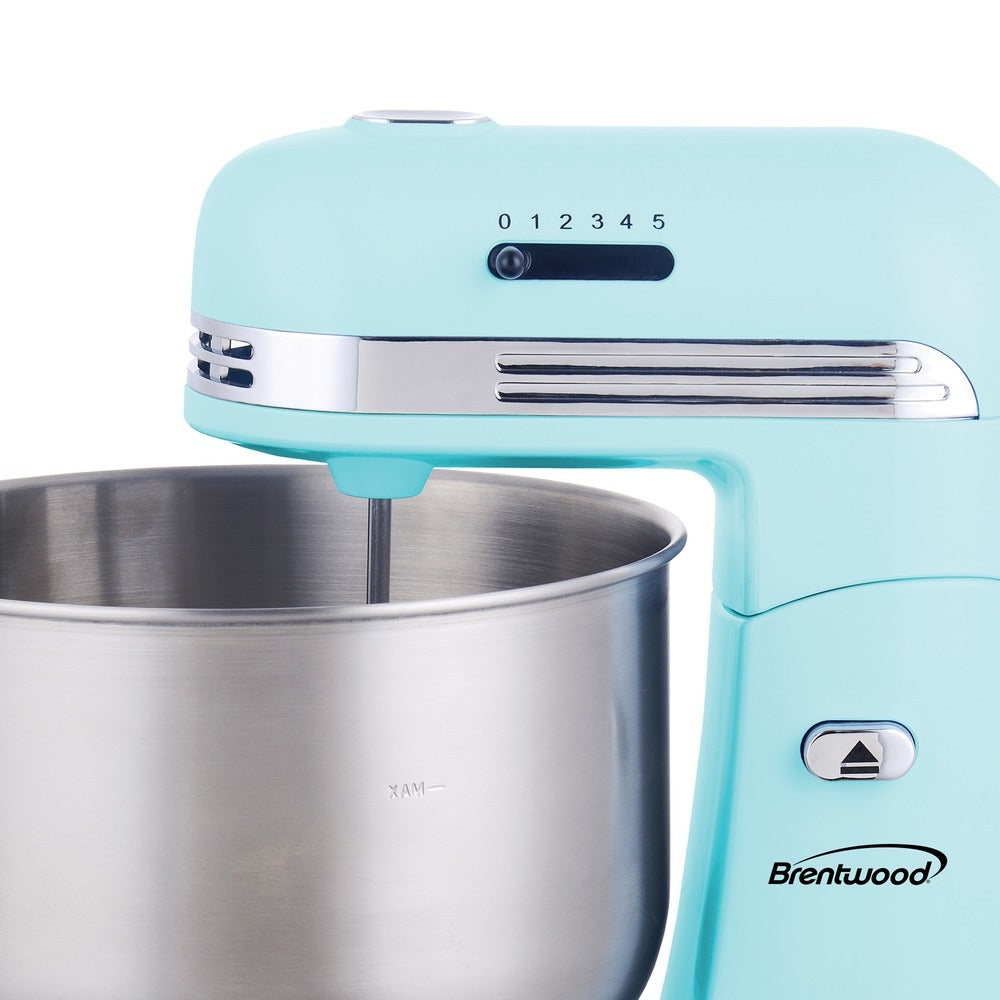 Brentwood SM-1162BL Stand Mixer 3.5 Quart Stainless Steel Mixing Bowl