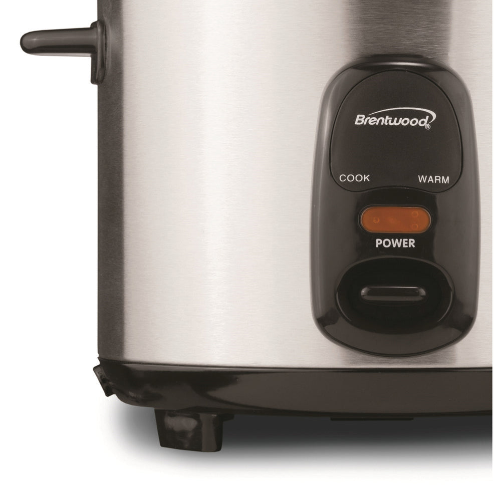 Brentwood Ts-20 10 Cup Rice Cooker / Non-Stick In Silver