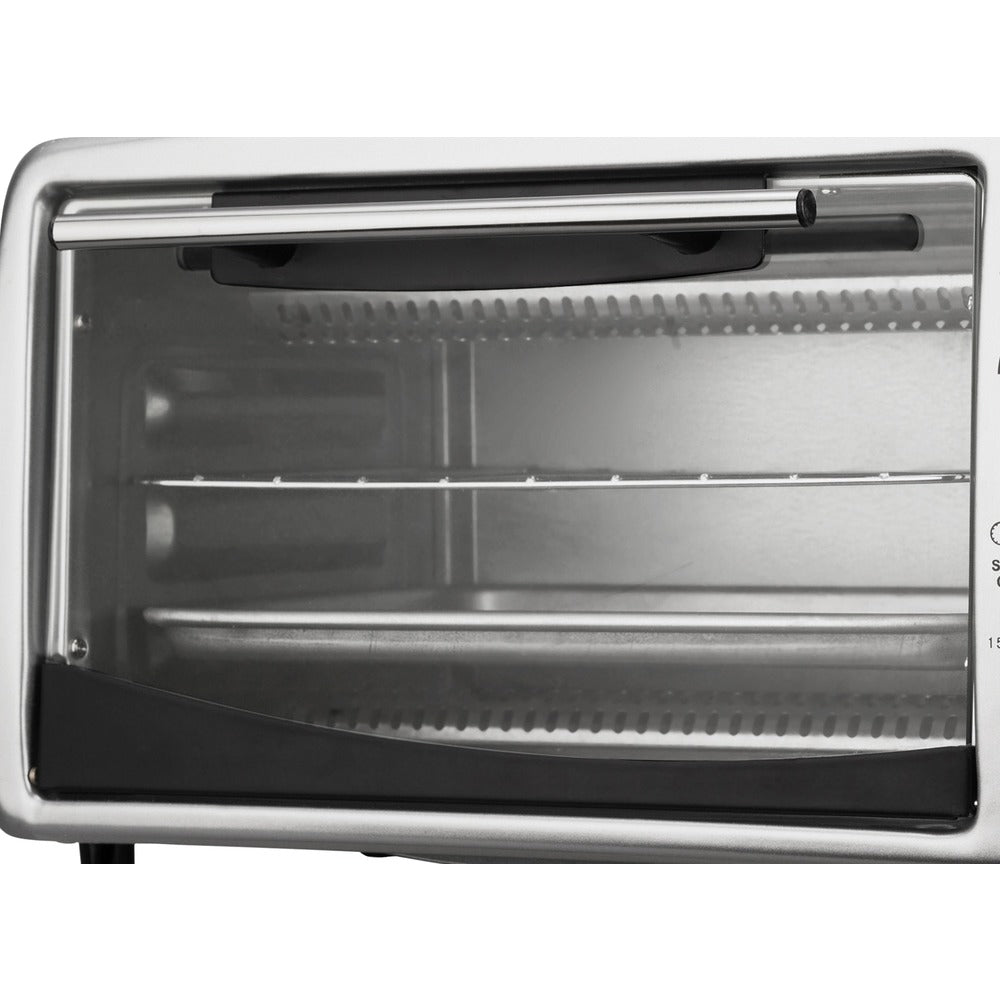 Brentwood Ts-345B 9-Liter 4 Slice Toaster Oven Broiler Black