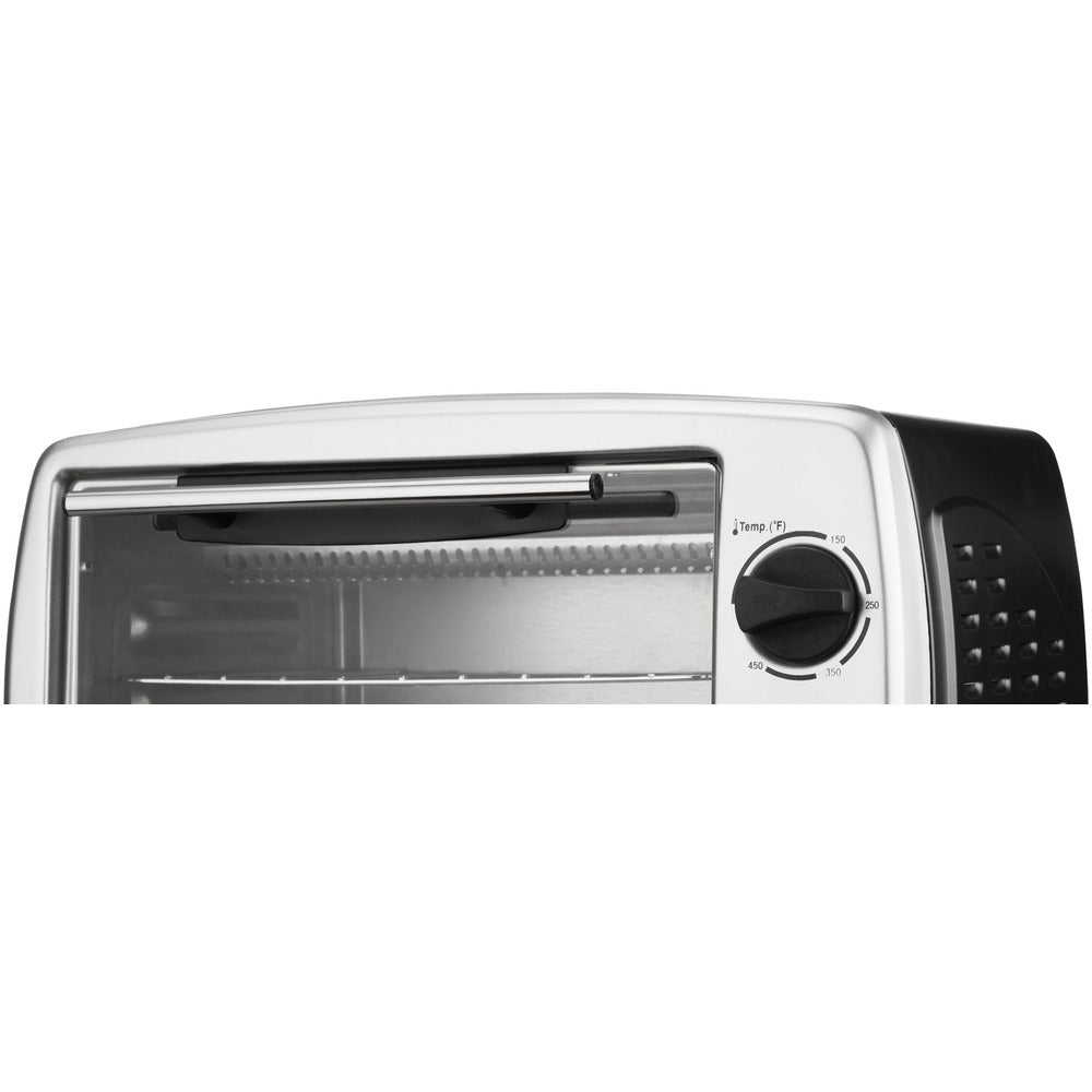 Brentwood Ts-345B 9-Liter 4 Slice Toaster Oven Broiler Black