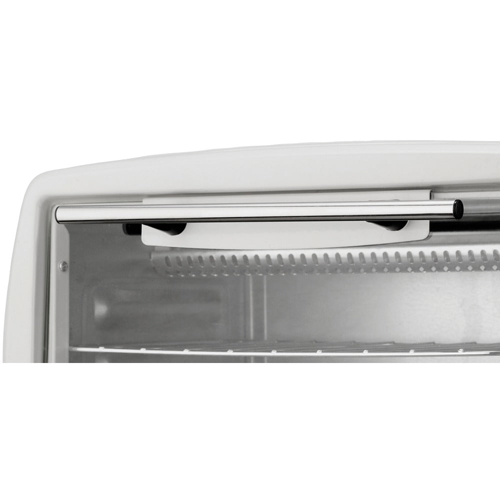 Brentwood Ts-345W 9-Liter 4 Slice Toaster Oven Broiler White