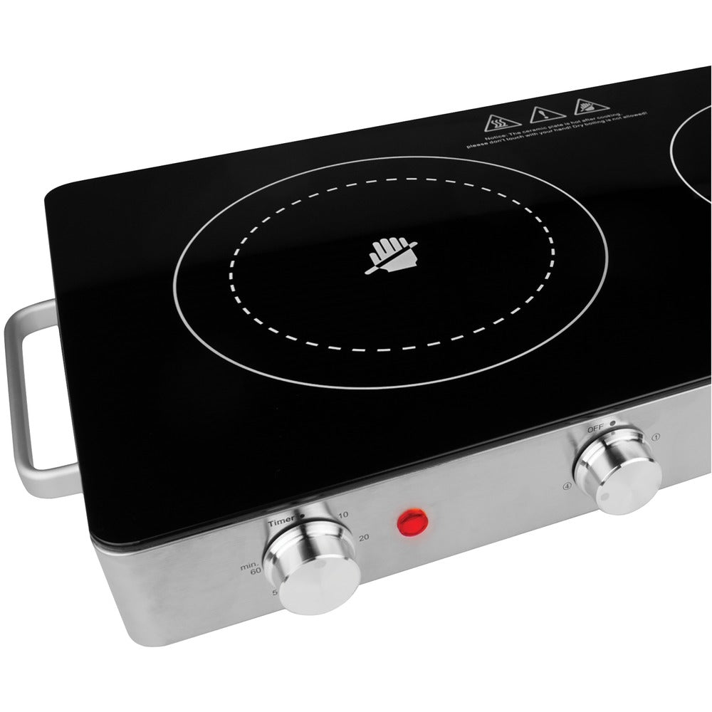 Brentwood TS-382 Double Infrared Burner - 1800W