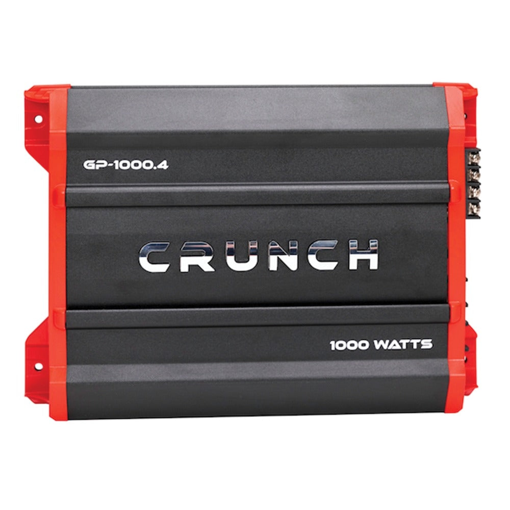 Crunch GP-1000.4 Ground Pounder 4 x 125 @ 2 Ohms 250 2 500 Watts Bridged Car Amplifier