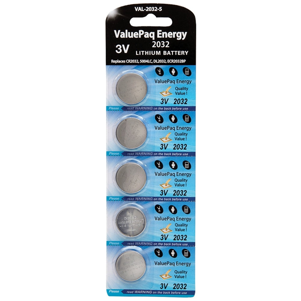 Dantona VAL-2032-5 Lithium Coin Cell Battery (5 Pack) Image 1