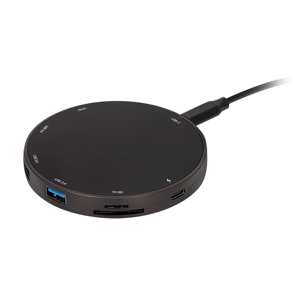 Helix Ethhub9 60Wpd 9-in-1 USB-C Hub with Wireless Charging Image 1