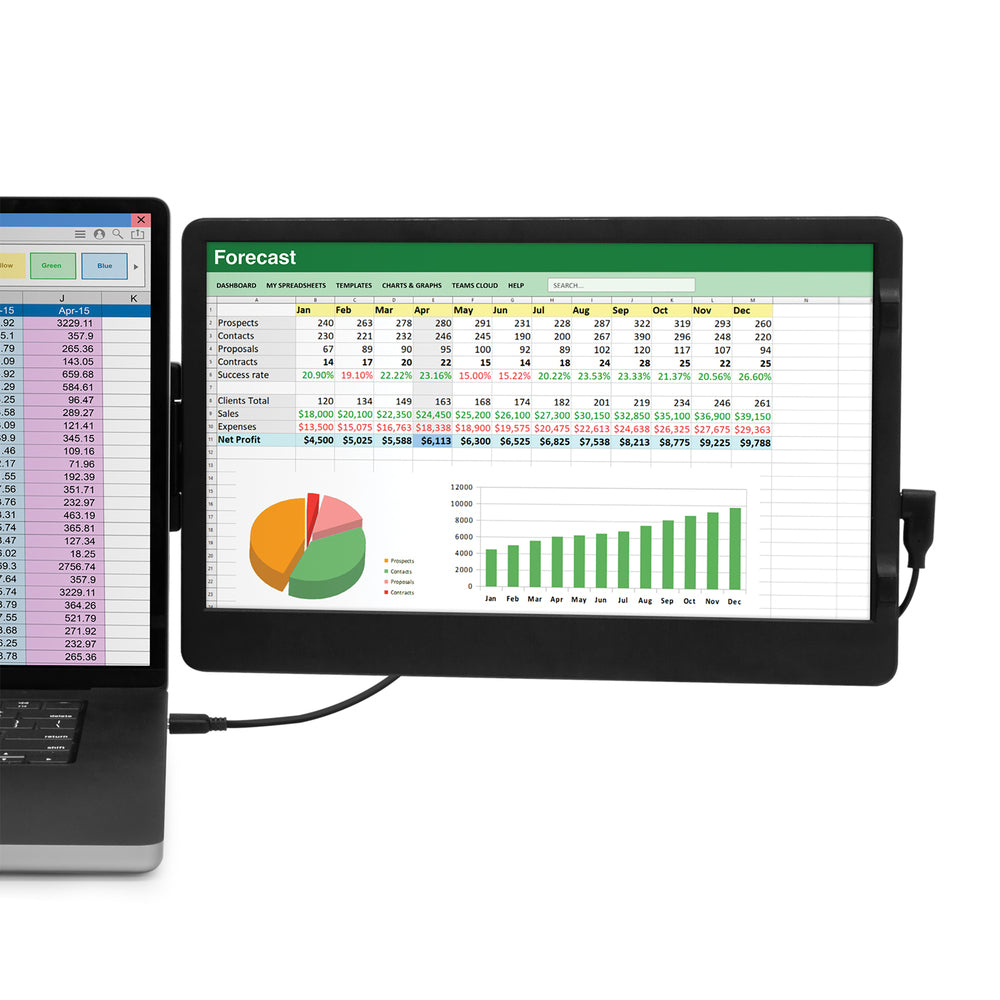 Helix Ethmon12 11.6in Laptop Monitor with USB-C Port Image 1
