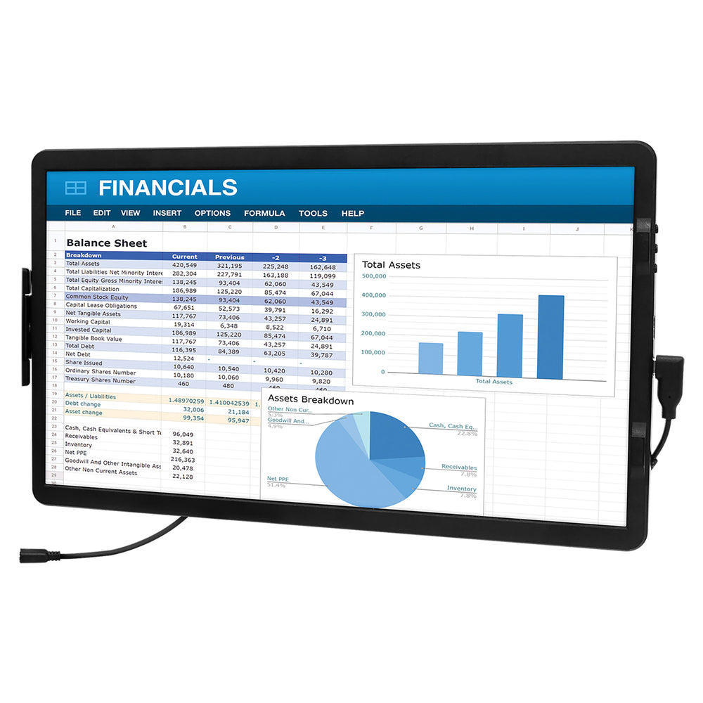 Helix ETHMON14 14.1in Portable Laptop Monitor with USB-C Port Image 1