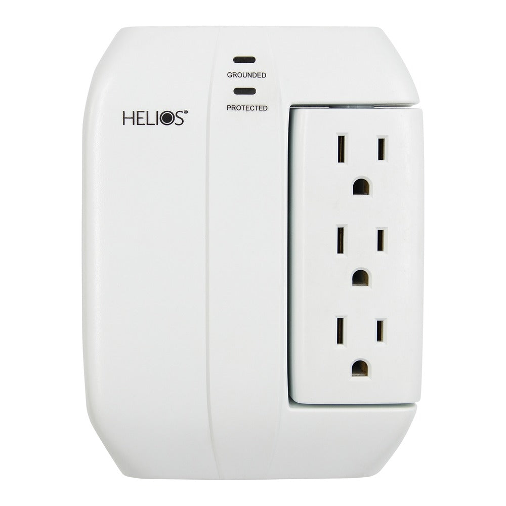 Helios As-Hp-5R 5Out 2Usb Surge Wall Tap Image 1