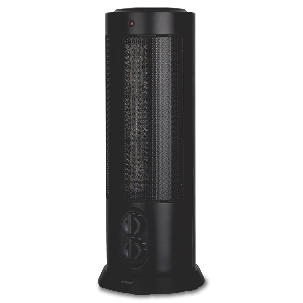 Optimus H-7234 18In Oscillating Tower Heater with Thermostat