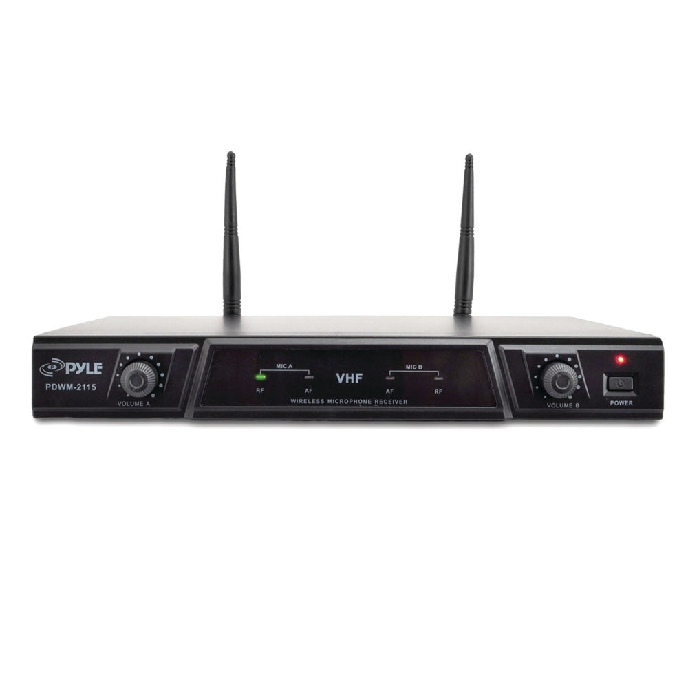 Pyle PDWM2115 VHF Wireless Microphone System with Volume Control