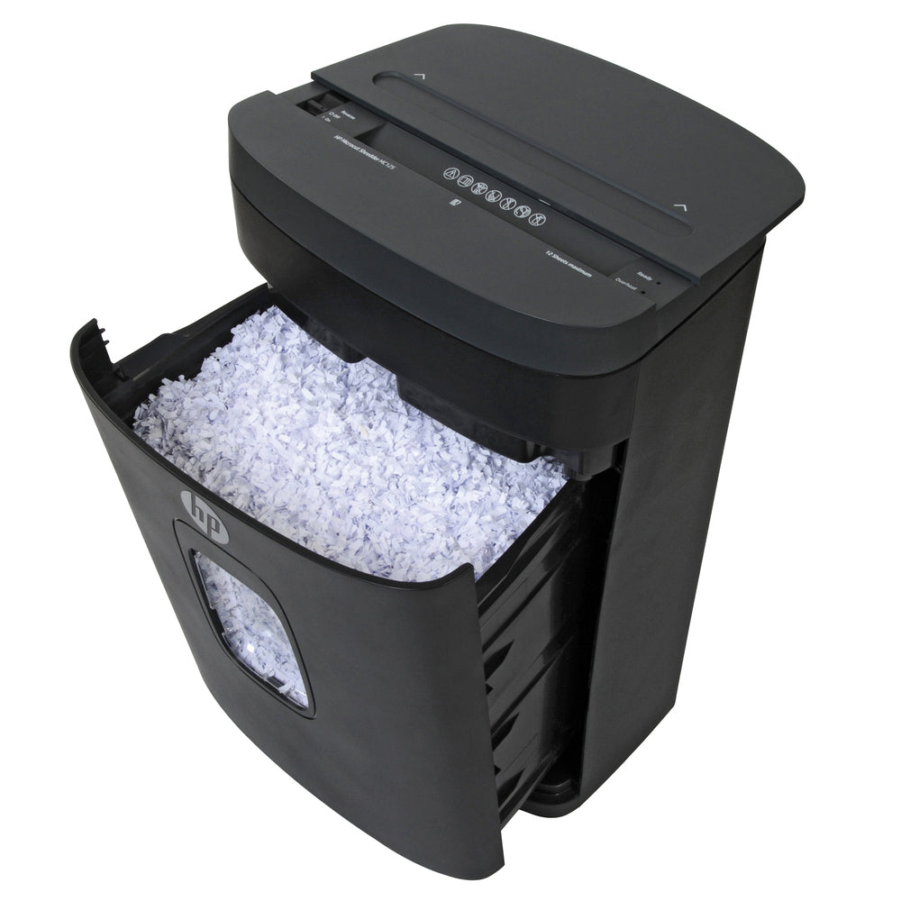 Royal 91041R HP-MC125 Microcut Shredder - 12 Sheet Capacity, Credit Card Shredding, Pull-Out Bin