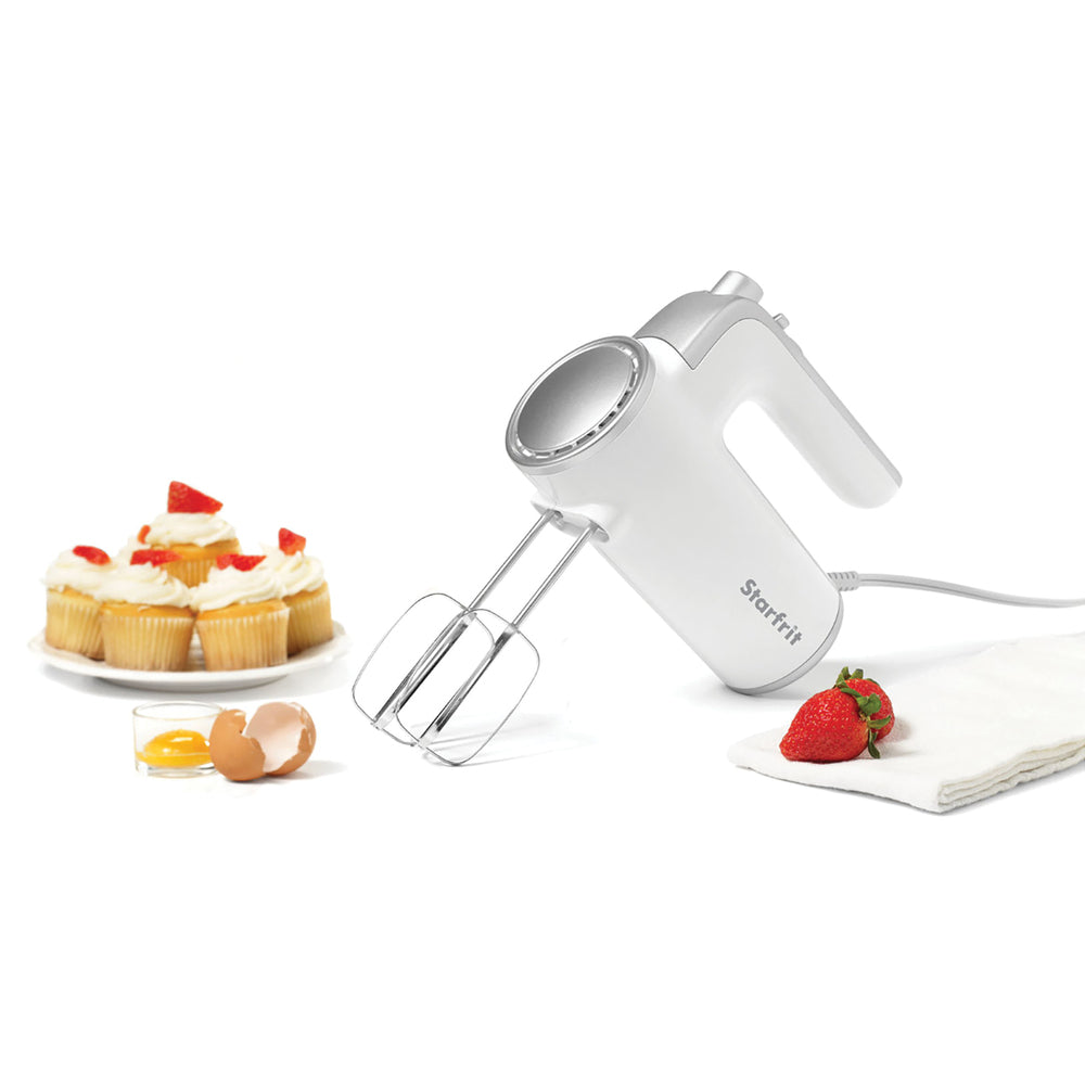 Starfrit 024226-004-0000 5-Speed Hand Mixer Wht