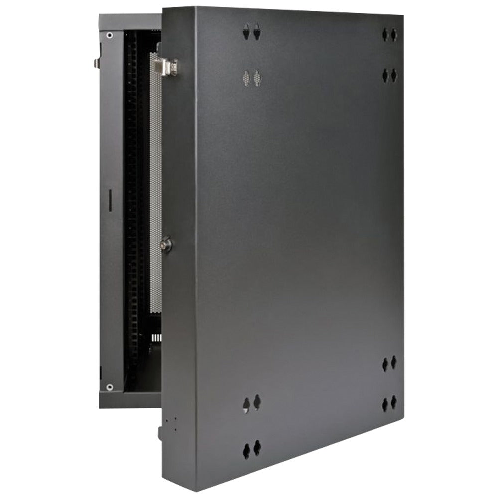 TRIPP LITE SRW18US 18U WALL MOUNT RACK ENCLOSURE SERVER CABINET HINGED DOOR And