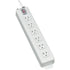 Tripp Lite TLM615NC Power Strip 6 Outlet 15 Ft Cord NEMA 5-15P 5-15R White Image 1