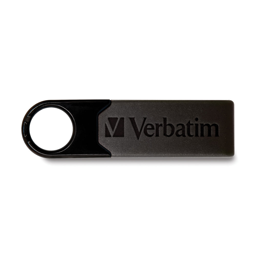 Verbatim 97764 Store 'n' Go Micro Plus USB Flash Drive 16GB 2.0 Black TAA