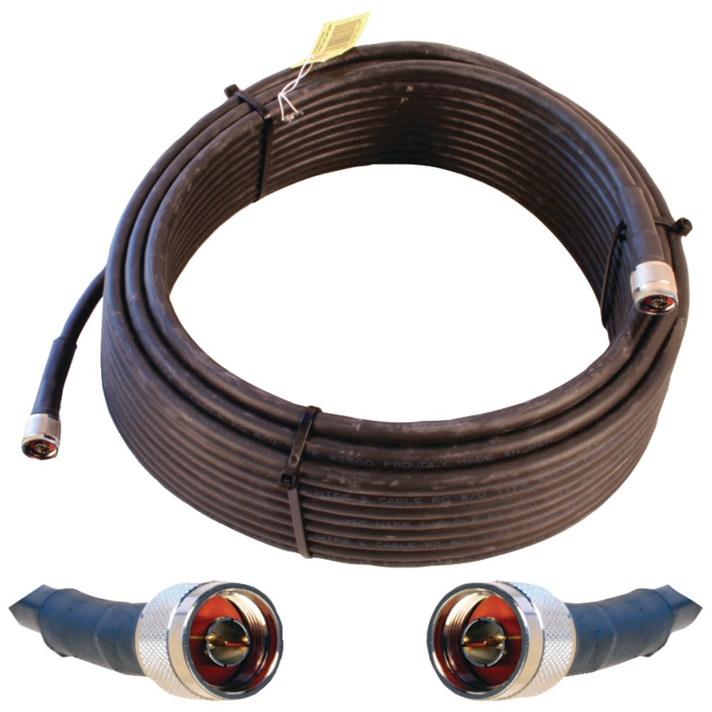 Wilson Electronics 952375 75' WILSON400 Coax Cable - 75ft Ultra-Low-Loss Indoor/Outdoor N-Male to N-Male Connectors Image 1