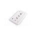 Hyperline FP-UM-3-WH 3 Port Window Faceplate White - Network Cable Management Image 1