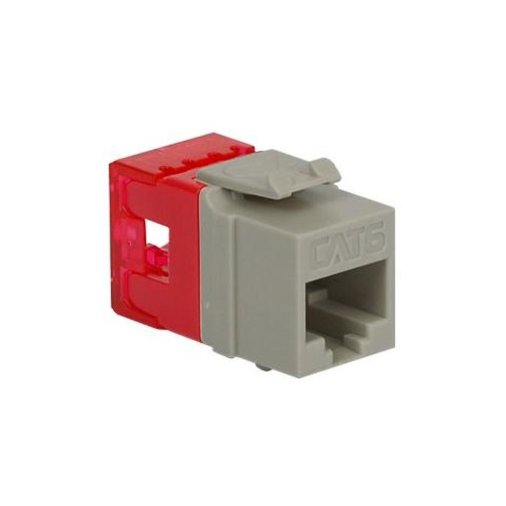 ICC IC107F6CGY Cat 6 HD Keystone Jack, Gray, 25 Pack Image 1