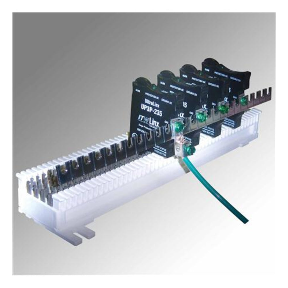 ITW Electronic Component Solutions MGBSGL-1 Ground Bar for UltraLinx 66 Block Image 1