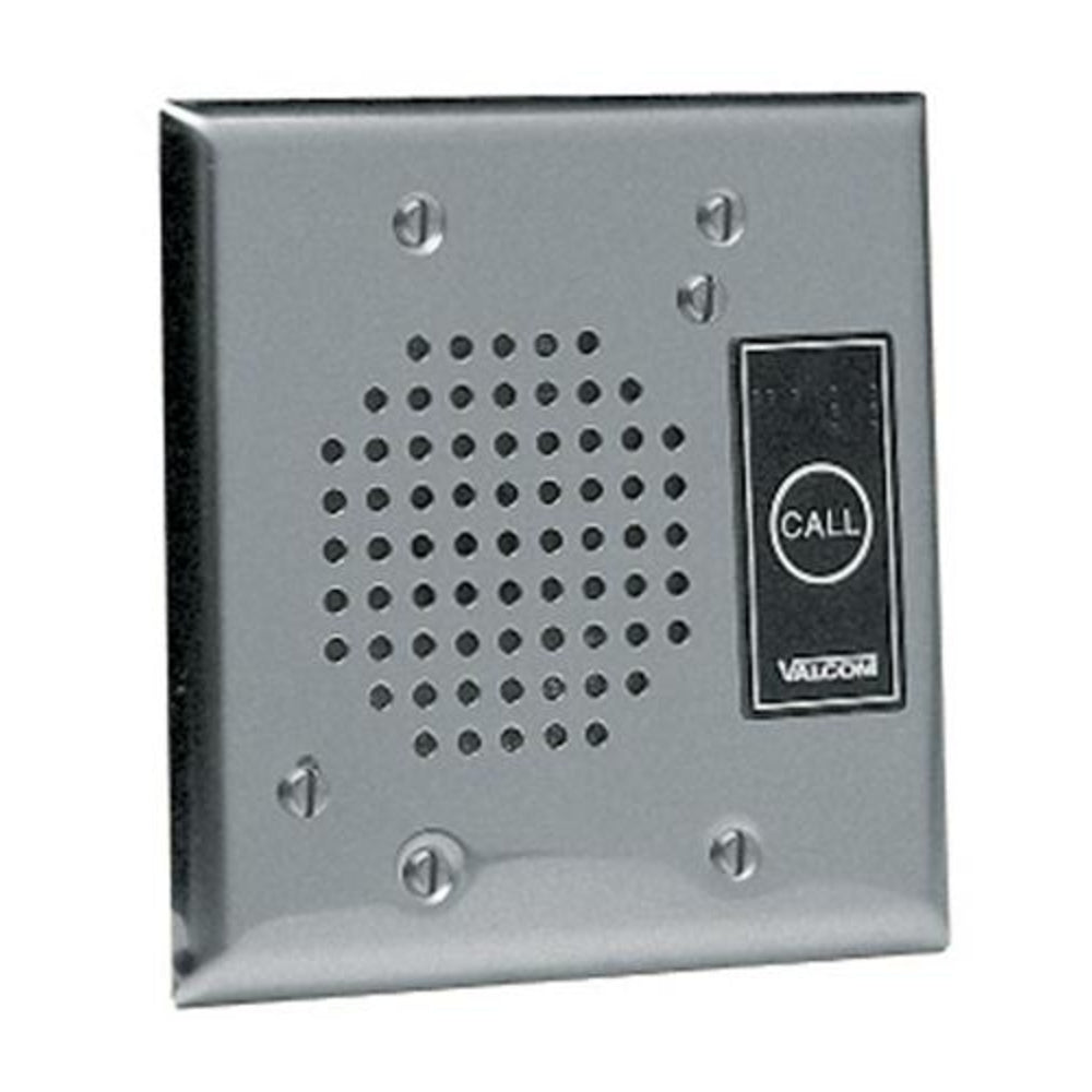 Valcom V-1072A-ST Doorplate Speaker Flush Stainless Steel  Image 1