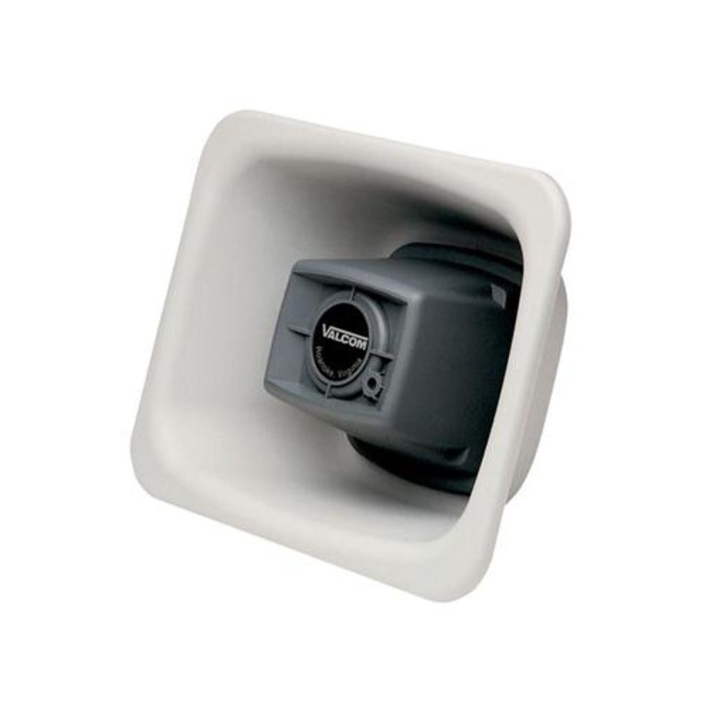 Valcom V-1080-GY One-Way 3 W Amplified Flexhorn Mount Image 1