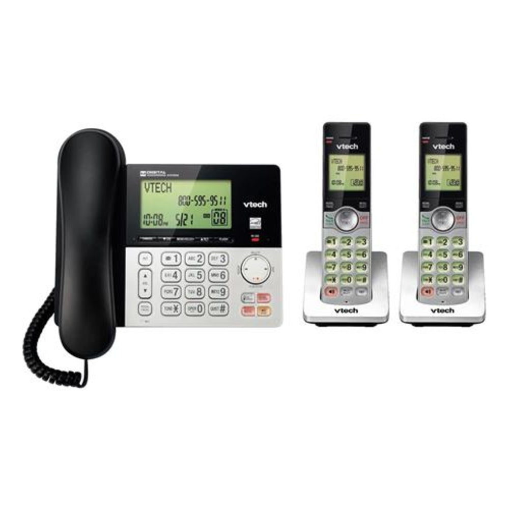 Vtech 80-9417-00 Corded/Cordless Answering System - Dual Caller ID - 2 Handsets Image 1