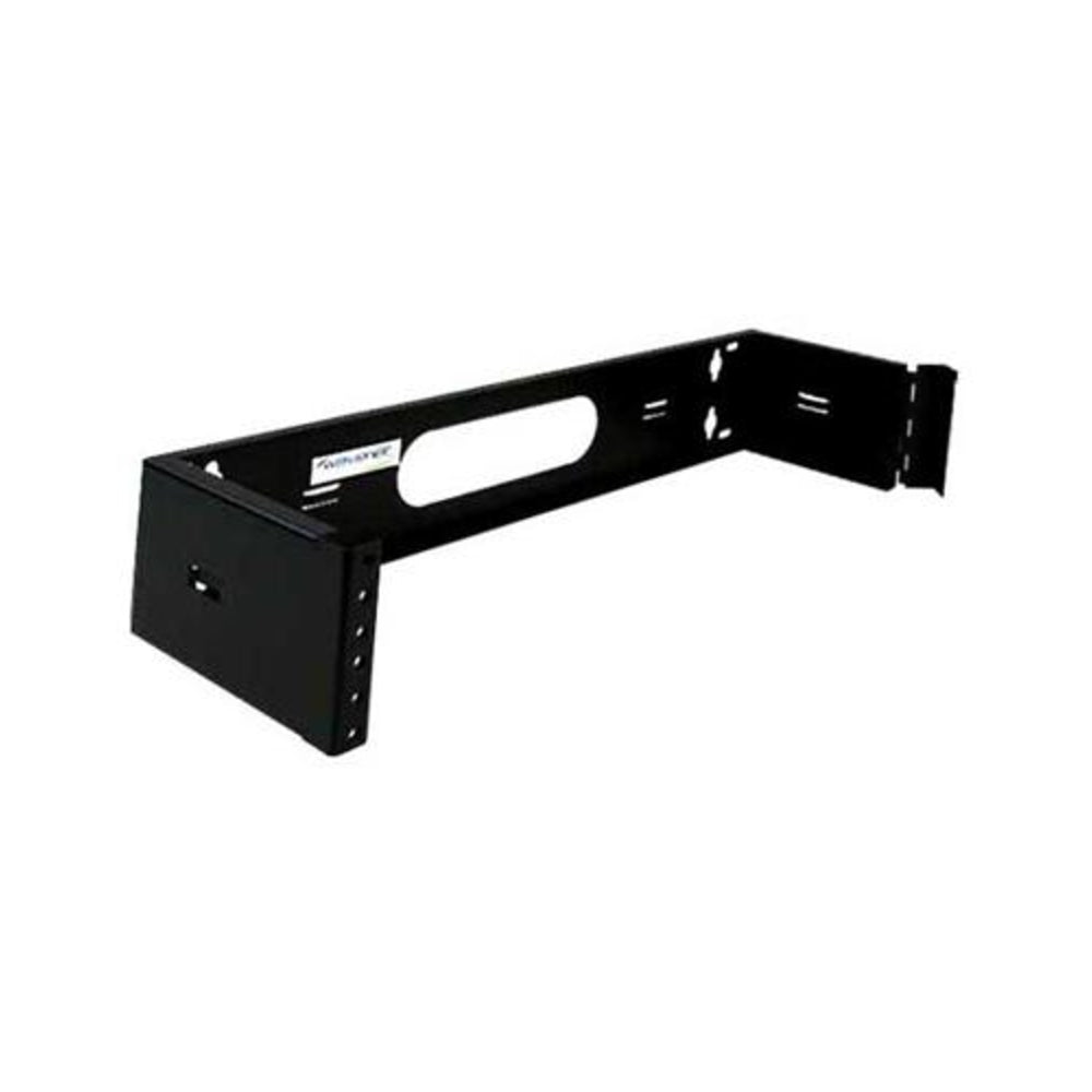 Wavenet WMHB-2U Wall Bracket 2U Hinged Black 19" Wide 6" Depth Image 1