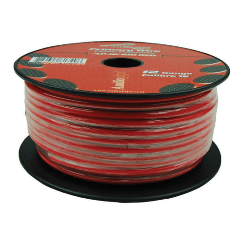 Audiopipe AP12500RD 12 Gauge Primary Wire - 500Ft, Red Image 1